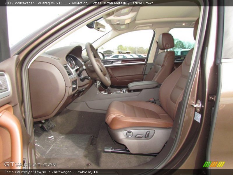  2012 Touareg VR6 FSI Lux 4XMotion Saddle Brown Interior