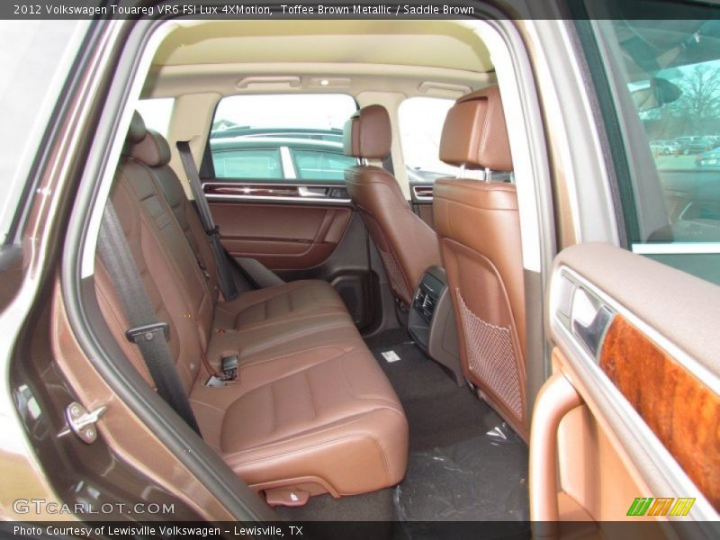  2012 Touareg VR6 FSI Lux 4XMotion Saddle Brown Interior