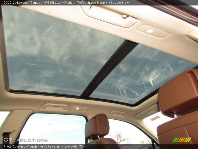 Sunroof of 2012 Touareg VR6 FSI Lux 4XMotion