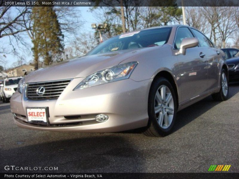 Moon Shell Mica / Cashmere 2008 Lexus ES 350