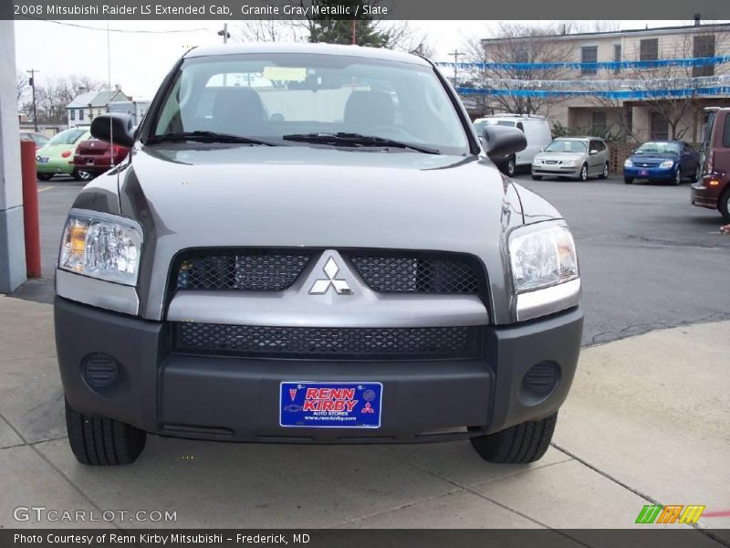 Granite Gray Metallic / Slate 2008 Mitsubishi Raider LS Extended Cab