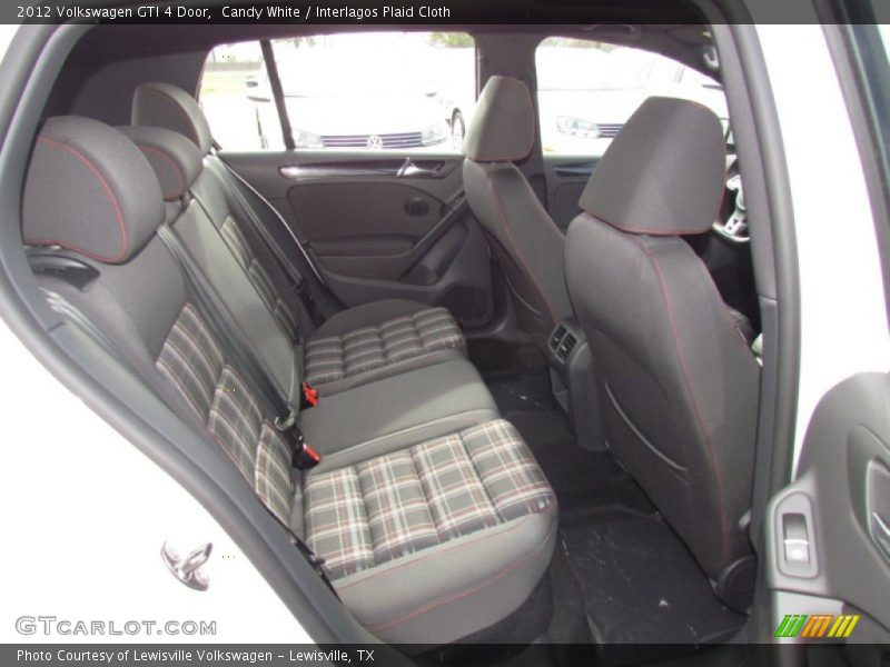 Candy White / Interlagos Plaid Cloth 2012 Volkswagen GTI 4 Door