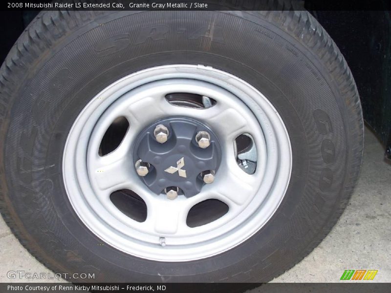 Granite Gray Metallic / Slate 2008 Mitsubishi Raider LS Extended Cab
