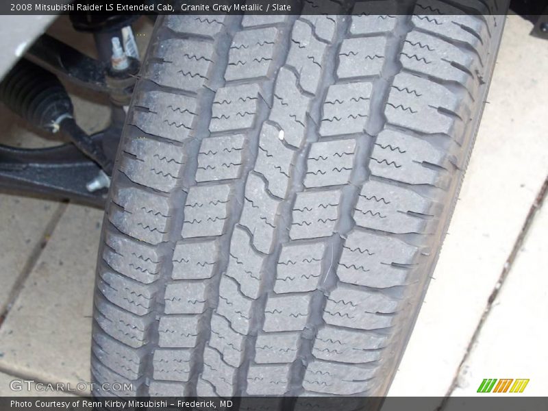 Granite Gray Metallic / Slate 2008 Mitsubishi Raider LS Extended Cab