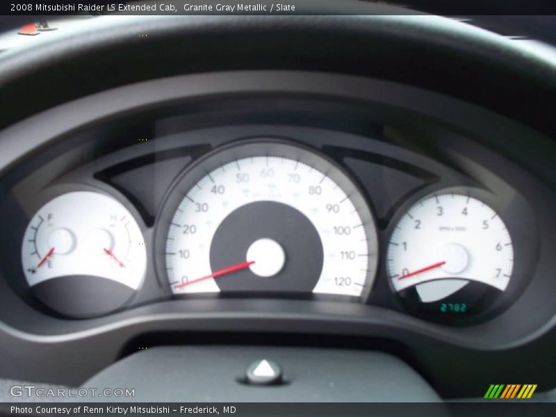 Granite Gray Metallic / Slate 2008 Mitsubishi Raider LS Extended Cab