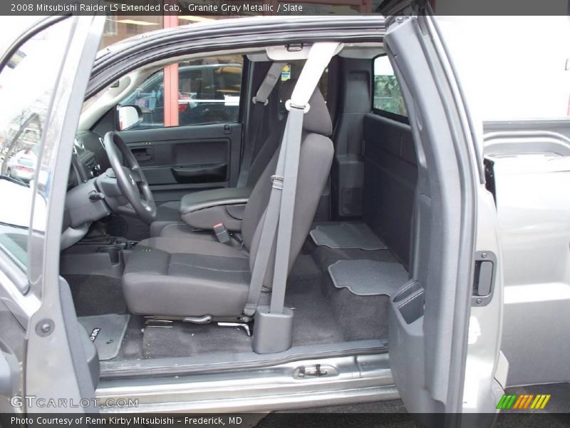 Granite Gray Metallic / Slate 2008 Mitsubishi Raider LS Extended Cab