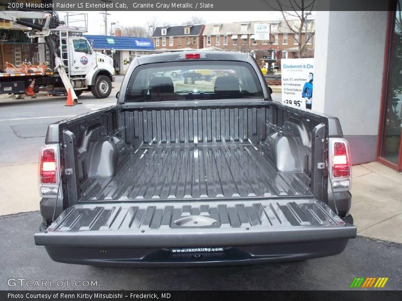 Granite Gray Metallic / Slate 2008 Mitsubishi Raider LS Extended Cab