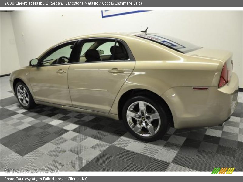 Sandstone Metallic / Cocoa/Cashmere Beige 2008 Chevrolet Malibu LT Sedan