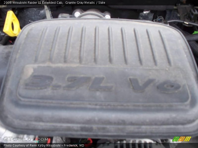 Granite Gray Metallic / Slate 2008 Mitsubishi Raider LS Extended Cab