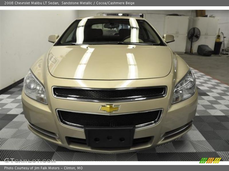 Sandstone Metallic / Cocoa/Cashmere Beige 2008 Chevrolet Malibu LT Sedan