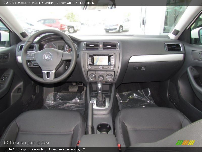 Candy White / Titan Black 2012 Volkswagen Jetta TDI Sedan