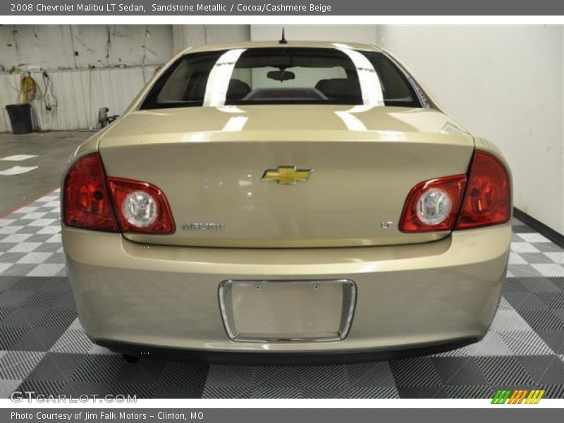 Sandstone Metallic / Cocoa/Cashmere Beige 2008 Chevrolet Malibu LT Sedan