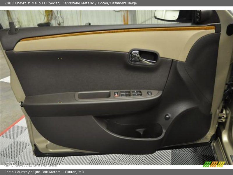 Sandstone Metallic / Cocoa/Cashmere Beige 2008 Chevrolet Malibu LT Sedan