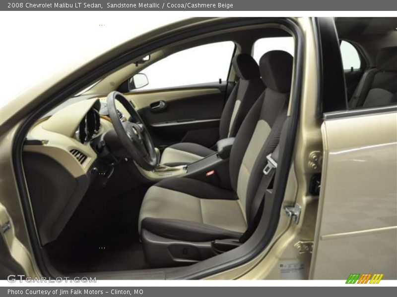 Sandstone Metallic / Cocoa/Cashmere Beige 2008 Chevrolet Malibu LT Sedan