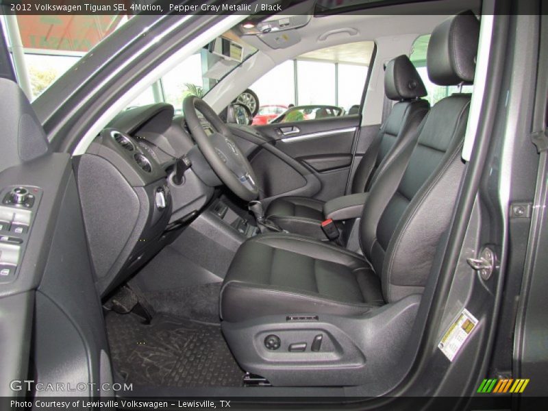  2012 Tiguan SEL 4Motion Black Interior