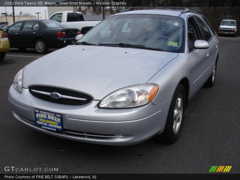 Silver Frost Metallic / Medium Graphite 2001 Ford Taurus SES Wagon