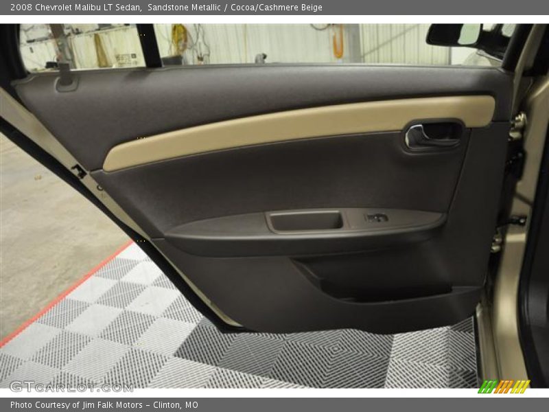 Sandstone Metallic / Cocoa/Cashmere Beige 2008 Chevrolet Malibu LT Sedan