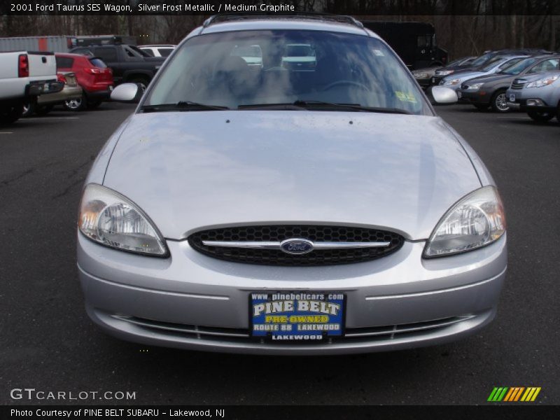 Silver Frost Metallic / Medium Graphite 2001 Ford Taurus SES Wagon