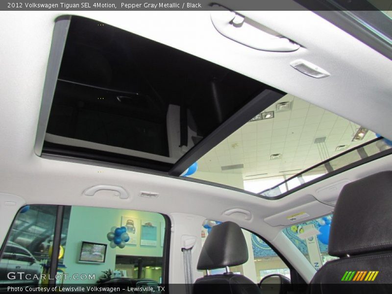 Sunroof of 2012 Tiguan SEL 4Motion
