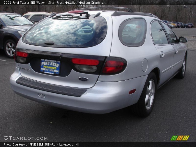 Silver Frost Metallic / Medium Graphite 2001 Ford Taurus SES Wagon