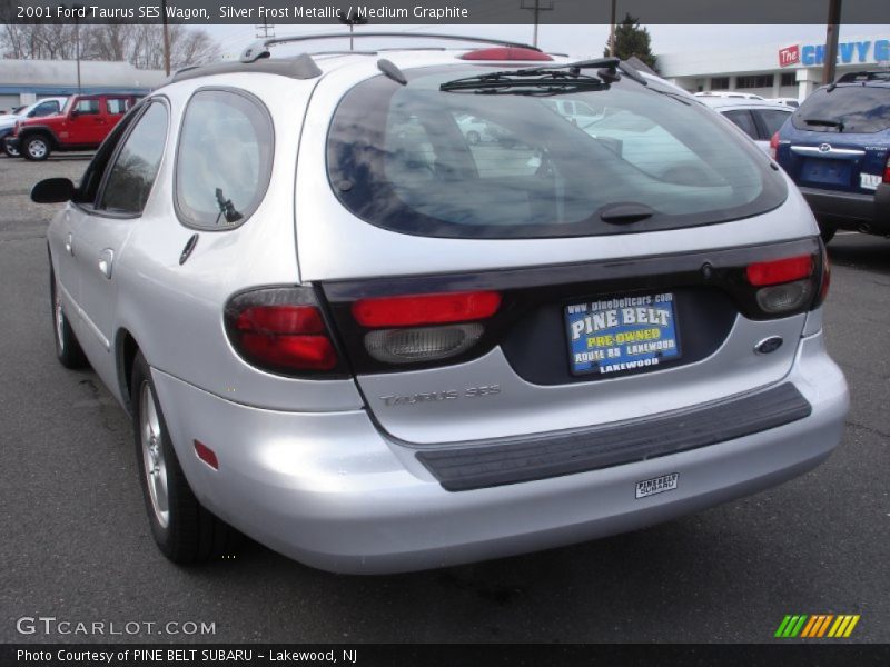Silver Frost Metallic / Medium Graphite 2001 Ford Taurus SES Wagon