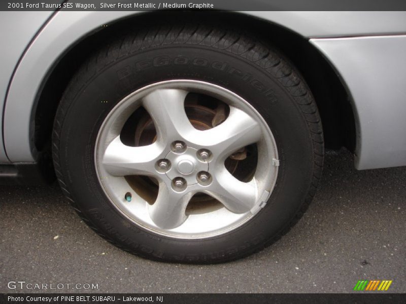 Silver Frost Metallic / Medium Graphite 2001 Ford Taurus SES Wagon