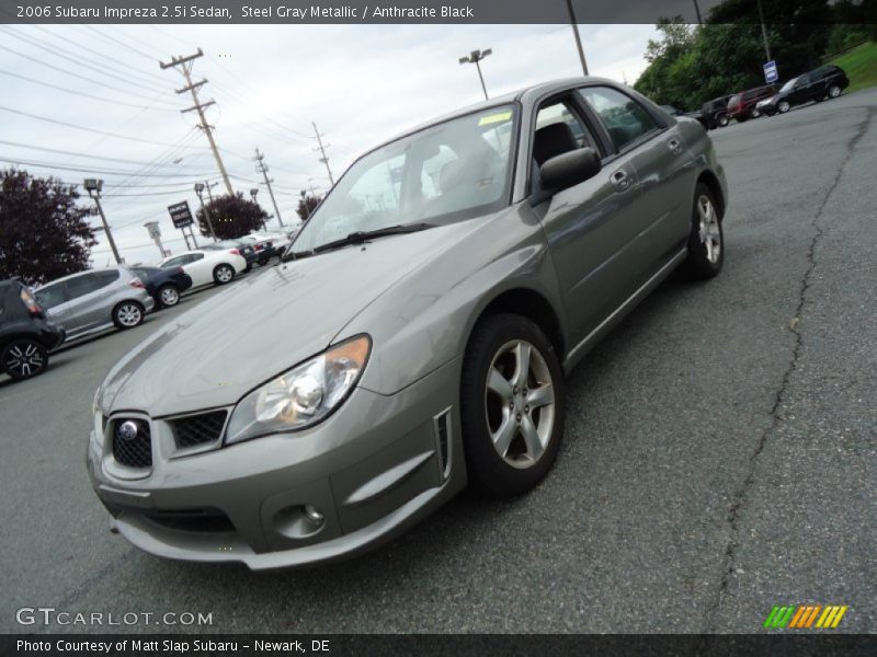 Steel Gray Metallic / Anthracite Black 2006 Subaru Impreza 2.5i Sedan