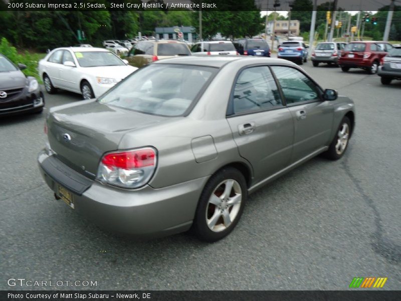Steel Gray Metallic / Anthracite Black 2006 Subaru Impreza 2.5i Sedan