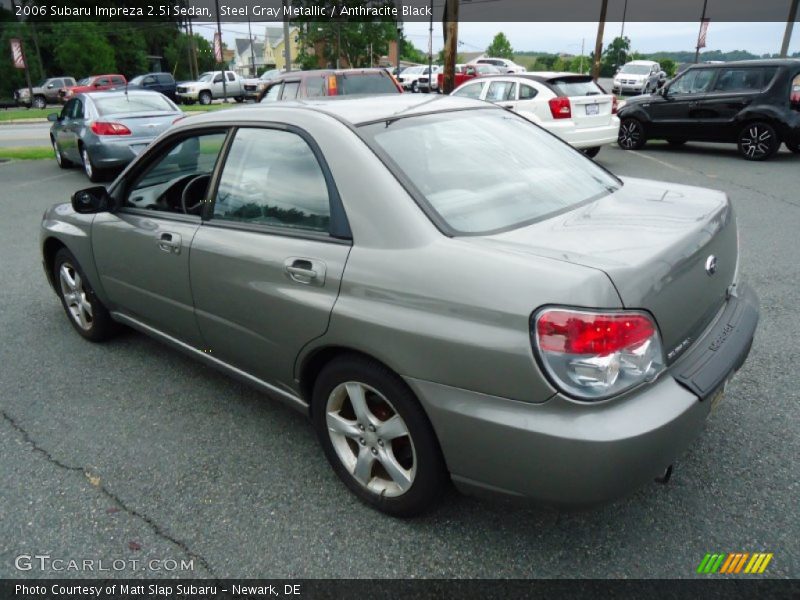 Steel Gray Metallic / Anthracite Black 2006 Subaru Impreza 2.5i Sedan