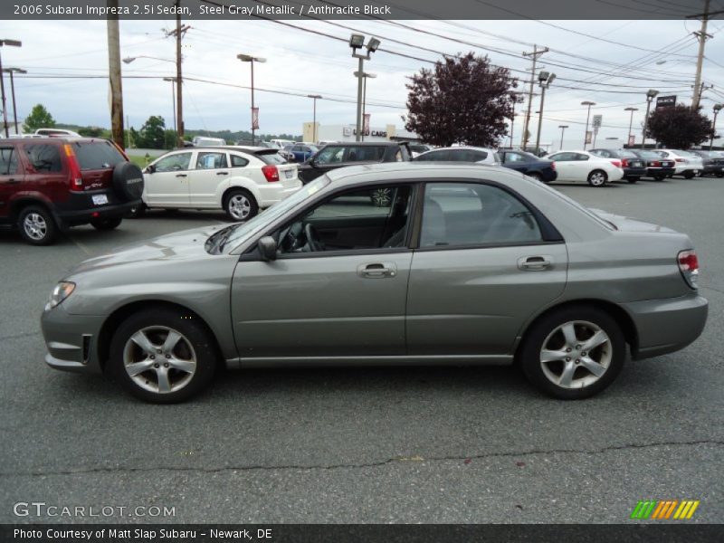 Steel Gray Metallic / Anthracite Black 2006 Subaru Impreza 2.5i Sedan