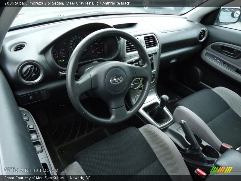 Steel Gray Metallic / Anthracite Black 2006 Subaru Impreza 2.5i Sedan