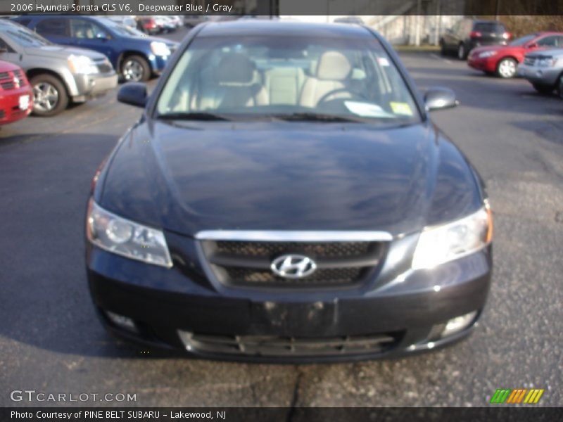 Deepwater Blue / Gray 2006 Hyundai Sonata GLS V6