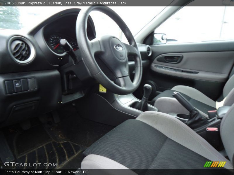 Steel Gray Metallic / Anthracite Black 2006 Subaru Impreza 2.5i Sedan