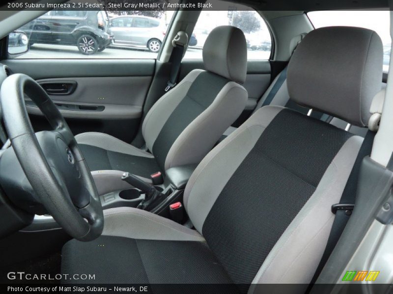 Steel Gray Metallic / Anthracite Black 2006 Subaru Impreza 2.5i Sedan
