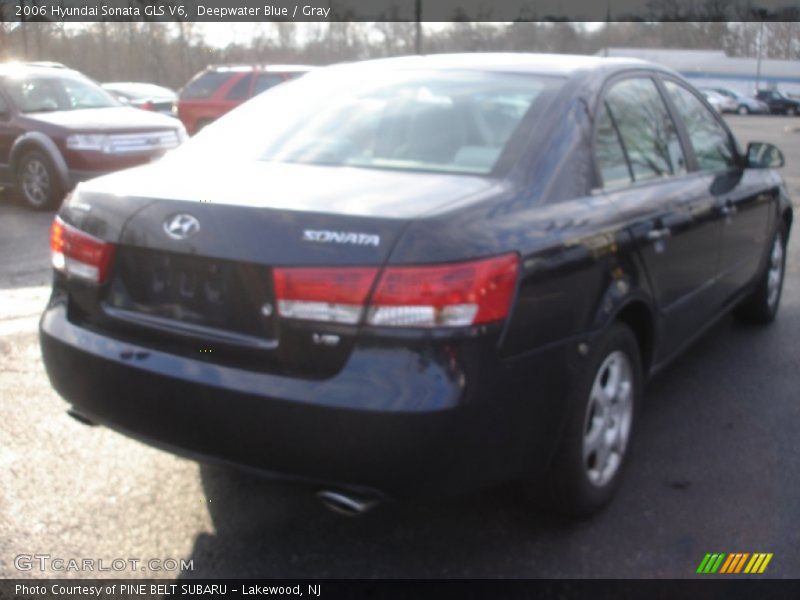 Deepwater Blue / Gray 2006 Hyundai Sonata GLS V6