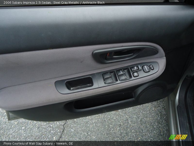 Steel Gray Metallic / Anthracite Black 2006 Subaru Impreza 2.5i Sedan
