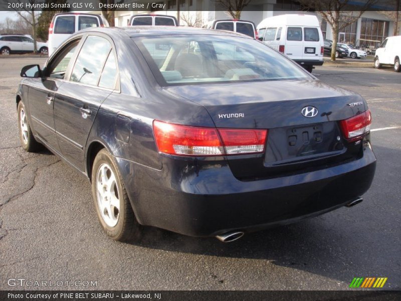 Deepwater Blue / Gray 2006 Hyundai Sonata GLS V6