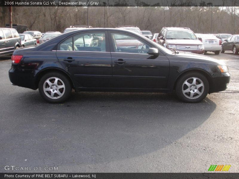 Deepwater Blue / Gray 2006 Hyundai Sonata GLS V6