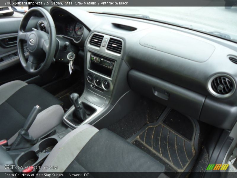 Steel Gray Metallic / Anthracite Black 2006 Subaru Impreza 2.5i Sedan