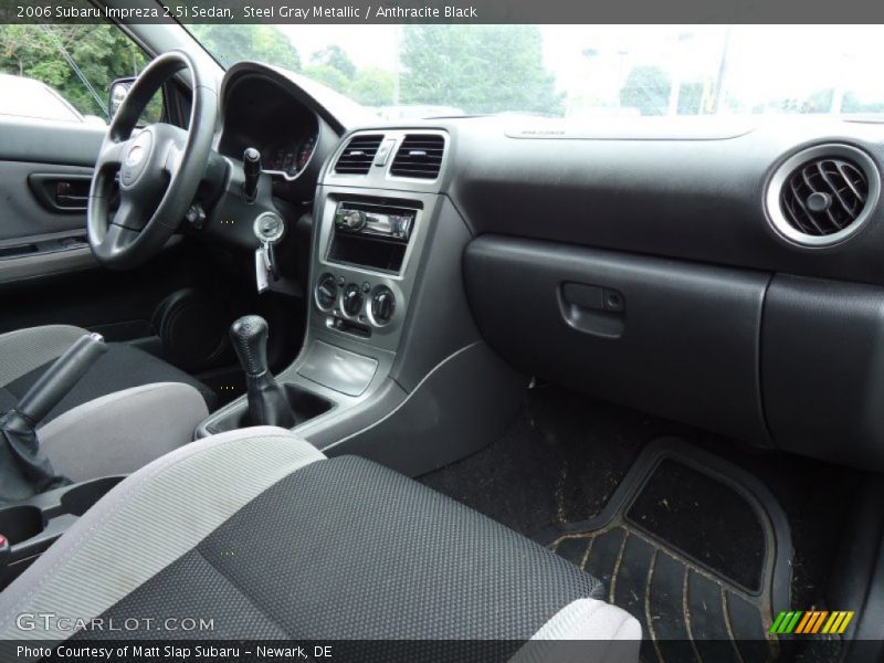 Steel Gray Metallic / Anthracite Black 2006 Subaru Impreza 2.5i Sedan