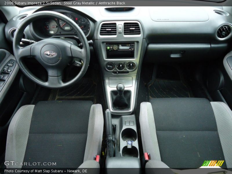 Steel Gray Metallic / Anthracite Black 2006 Subaru Impreza 2.5i Sedan