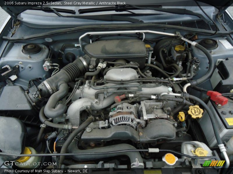 Steel Gray Metallic / Anthracite Black 2006 Subaru Impreza 2.5i Sedan