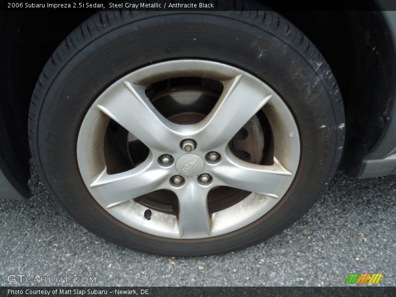 Steel Gray Metallic / Anthracite Black 2006 Subaru Impreza 2.5i Sedan