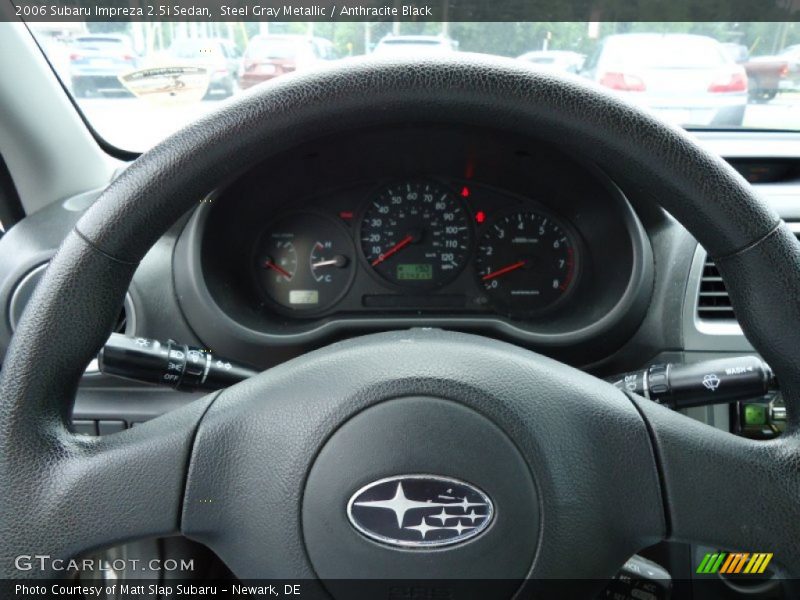 Steel Gray Metallic / Anthracite Black 2006 Subaru Impreza 2.5i Sedan