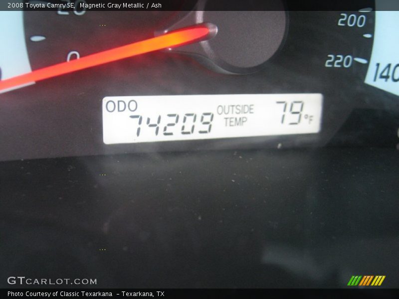 Magnetic Gray Metallic / Ash 2008 Toyota Camry SE
