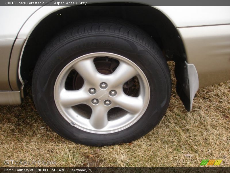 Aspen White / Gray 2001 Subaru Forester 2.5 S