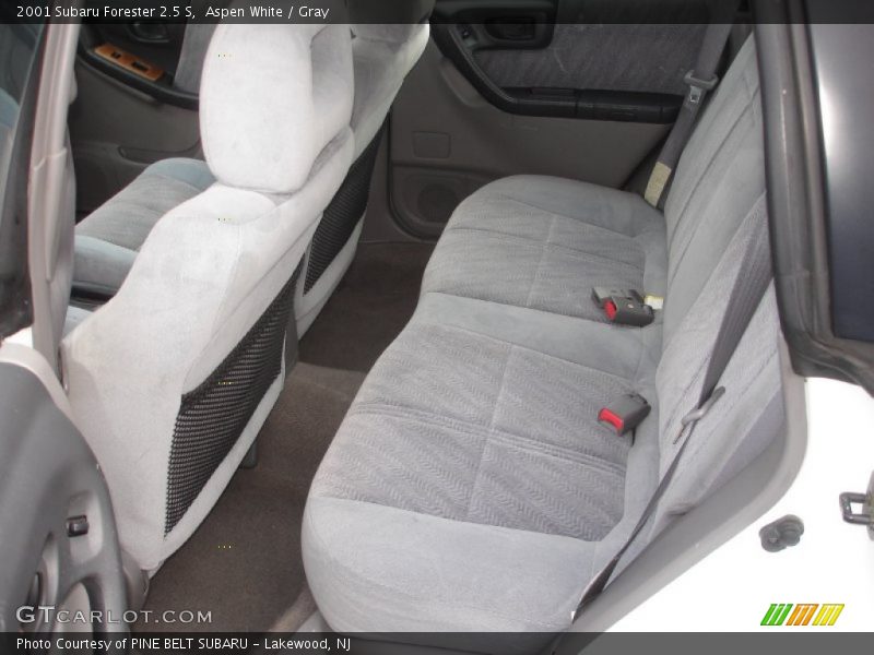 Aspen White / Gray 2001 Subaru Forester 2.5 S