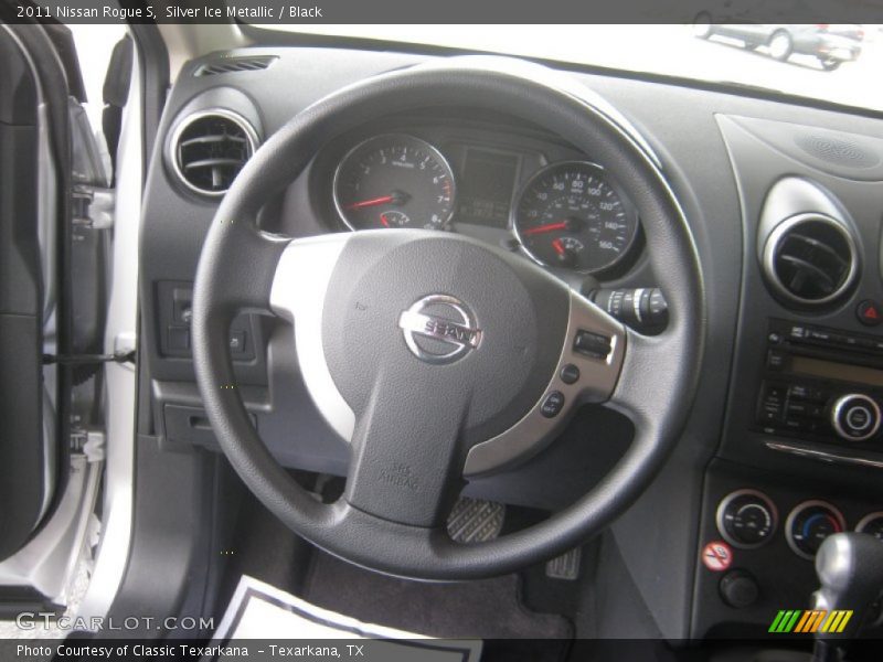 Silver Ice Metallic / Black 2011 Nissan Rogue S