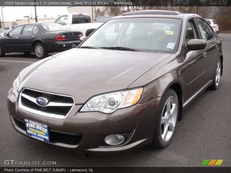 Deep Bronze Metallic / Warm Ivory 2009 Subaru Legacy 2.5i Limited Sedan
