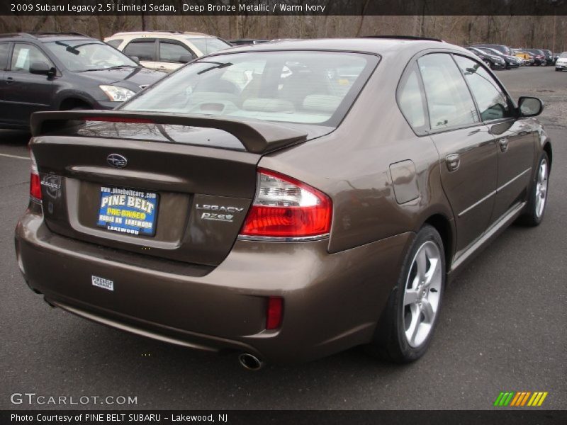 Deep Bronze Metallic / Warm Ivory 2009 Subaru Legacy 2.5i Limited Sedan